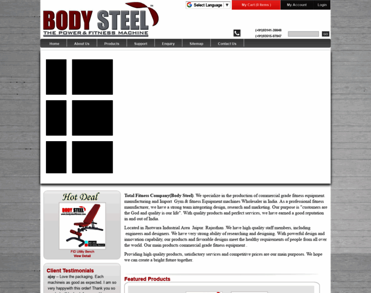Bodysteelfitness.com thumbnail