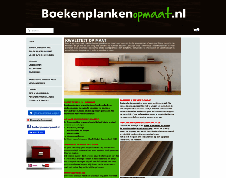 Boekenplankenopmaat.nl thumbnail