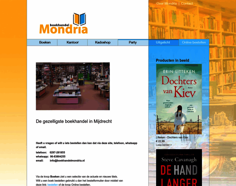Boekhandelmondria.nl thumbnail