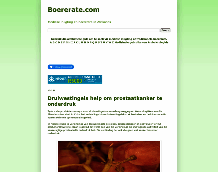 Boererate.com thumbnail