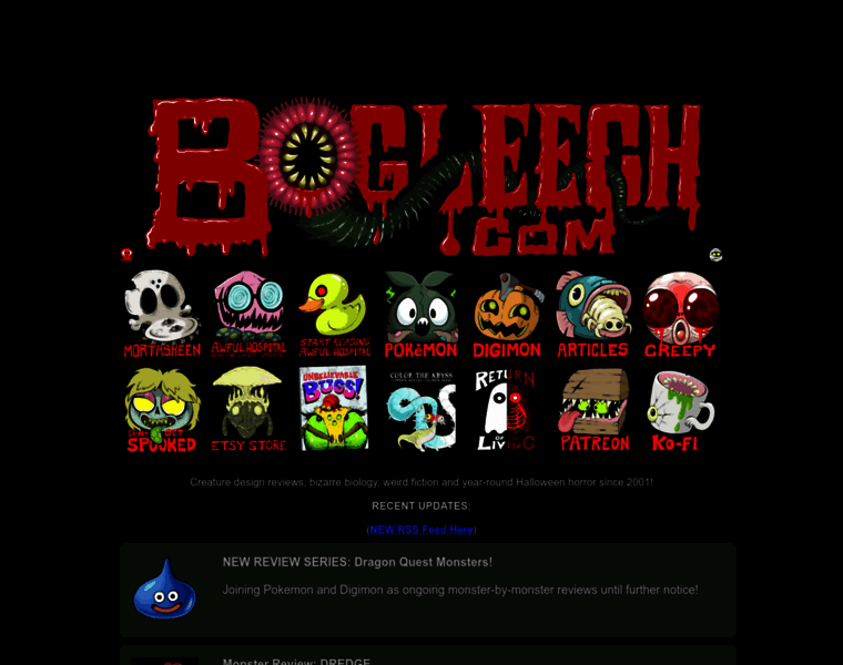 Bogleech.com thumbnail
