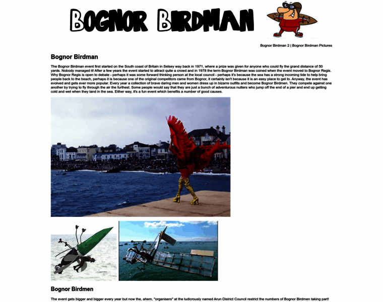 Bognorbirdman.com thumbnail