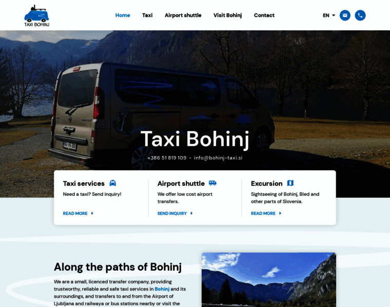 Bohinj-taxi.si thumbnail