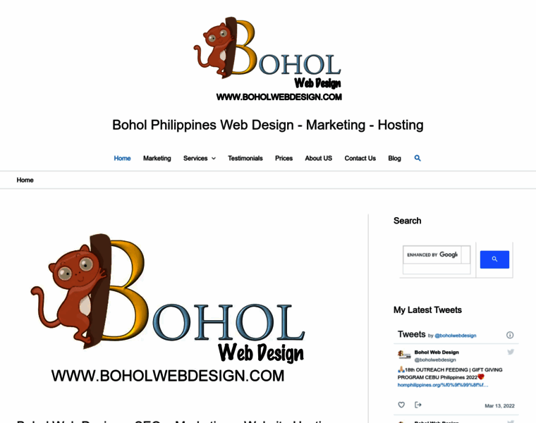 Boholwebdesign.com thumbnail
