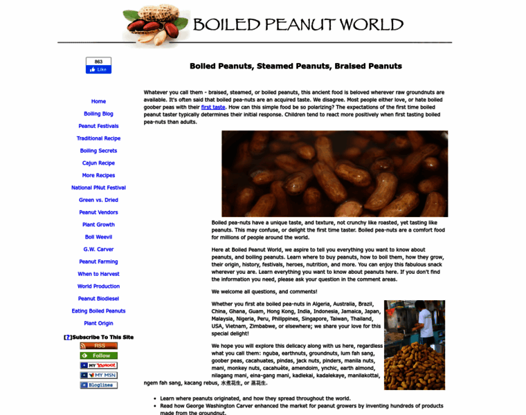 Boiled-peanut-world.com thumbnail