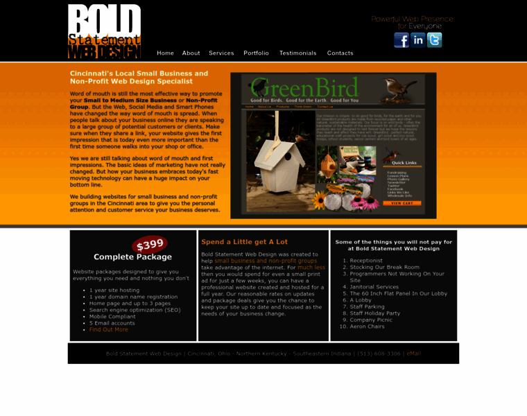 Boldstatementwebdesign.com thumbnail