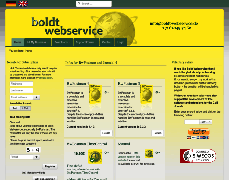 Boldt-webservice.de thumbnail