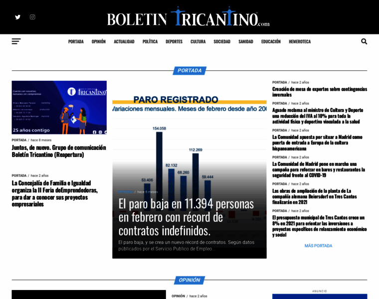 Boletintricantino.com thumbnail