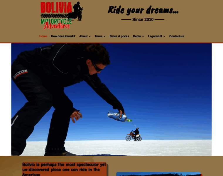Boliviamotorcycleadventures.com thumbnail