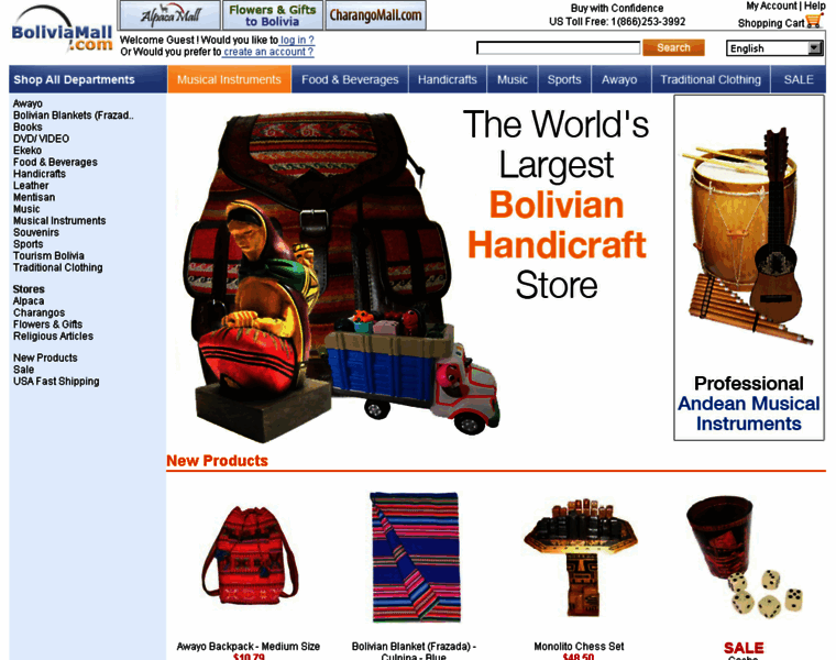 Bolivianshoppingcenter.com thumbnail