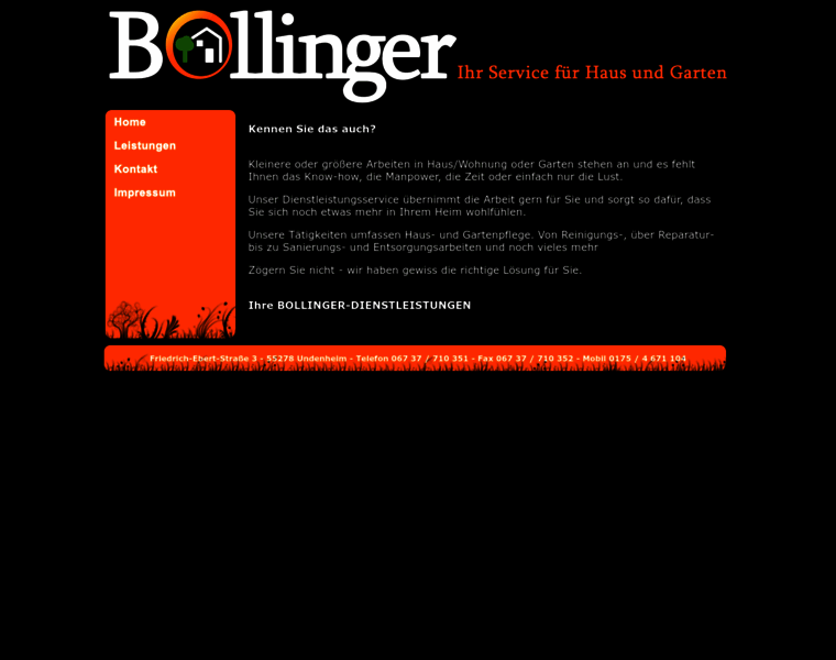 Bollinger-dienstleistungen.de thumbnail