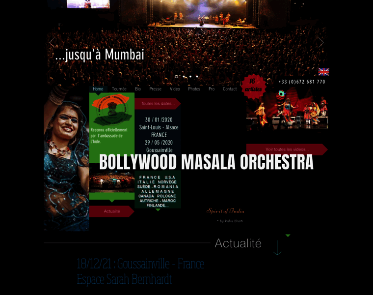 Bollywoodmasalaorchestra.com thumbnail