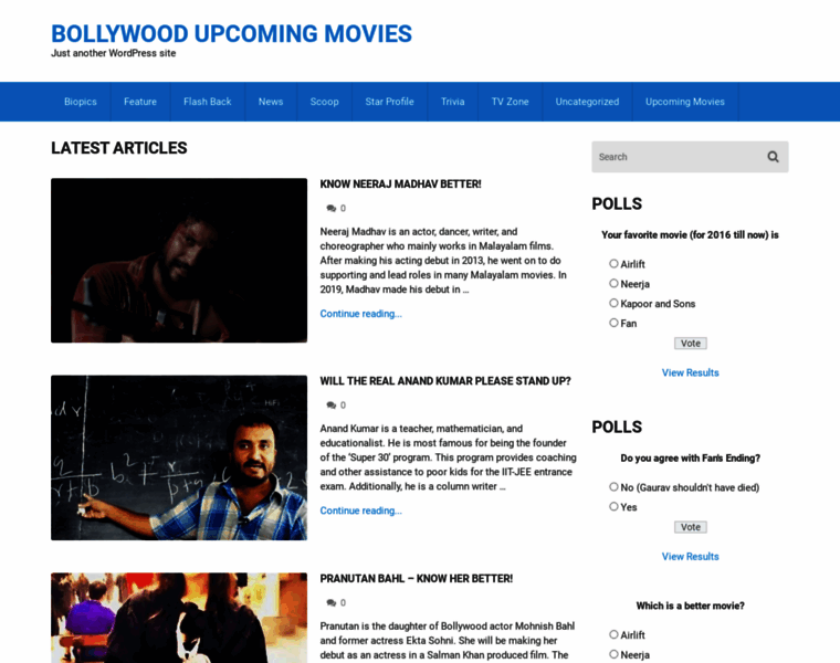 Bollywoodupcomingmovies.com thumbnail