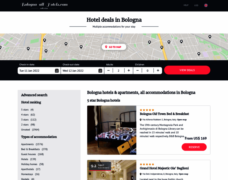 Bologna-all-hotels.com thumbnail