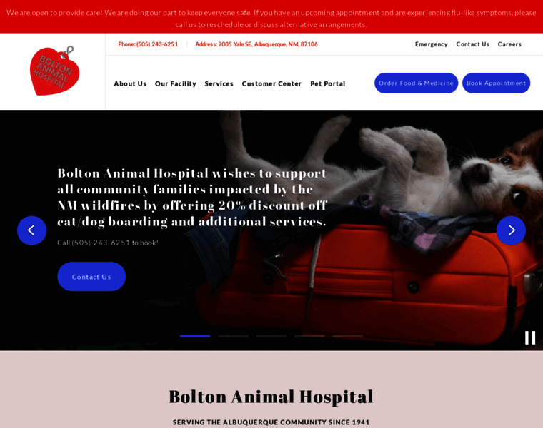 Boltonanimalhospital.com thumbnail