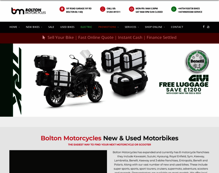 Boltonmotorcycles.co.uk thumbnail