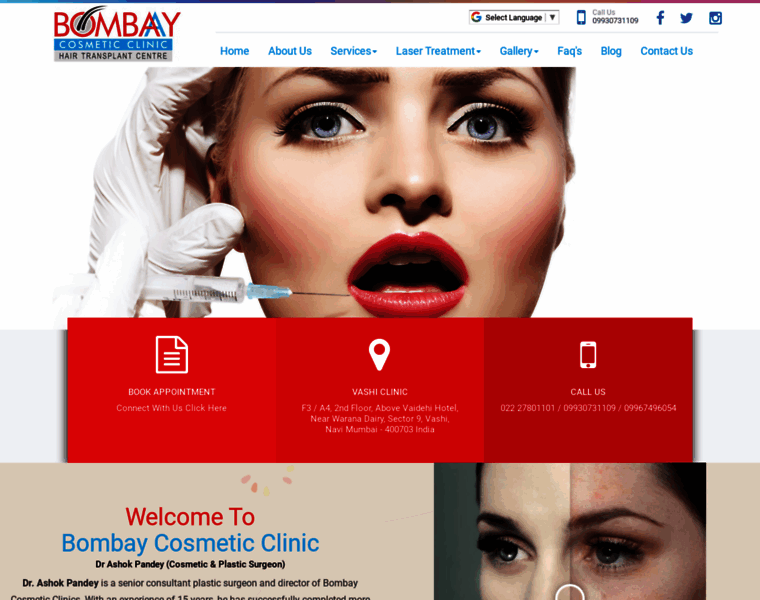 Bombaycosmeticclinics.com thumbnail