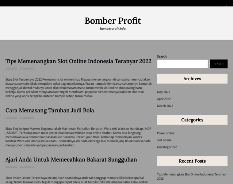 Bomberprofit.info thumbnail