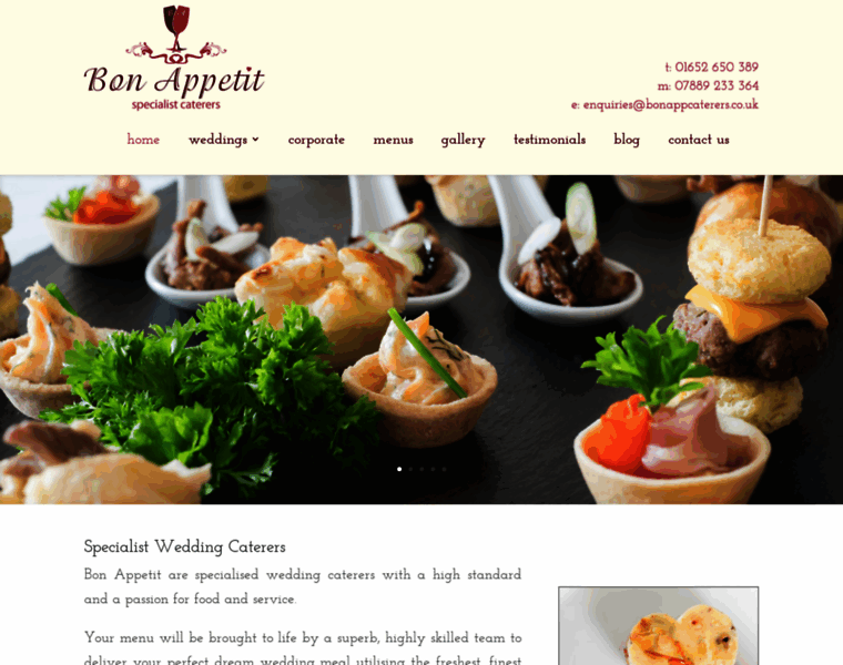 Bonappetit-caterers.co.uk thumbnail
