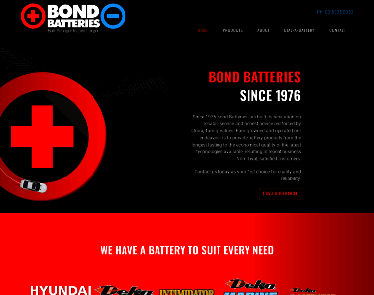 Bondbatteries.com.au thumbnail