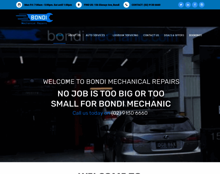 Bondimechanic.com.au thumbnail