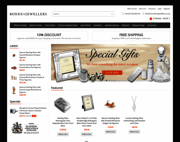 Bondsthejewellers.co.uk thumbnail