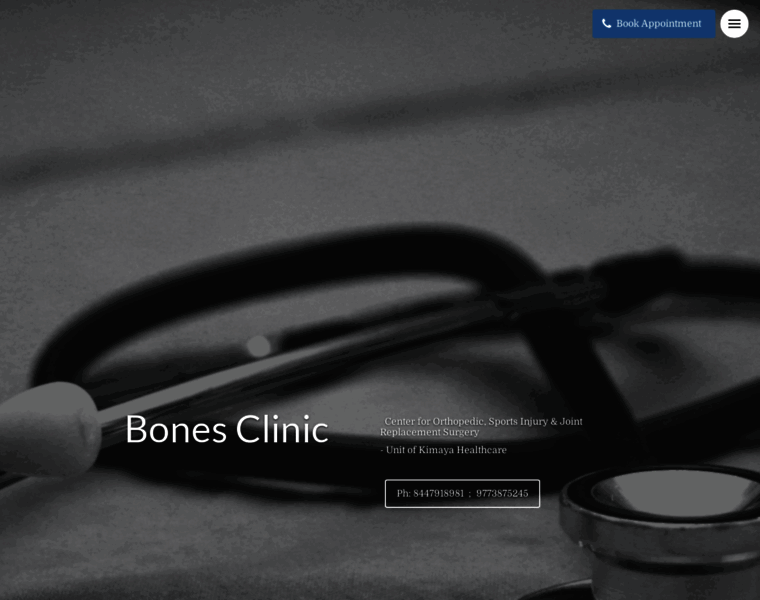 Bonesclinic.com thumbnail