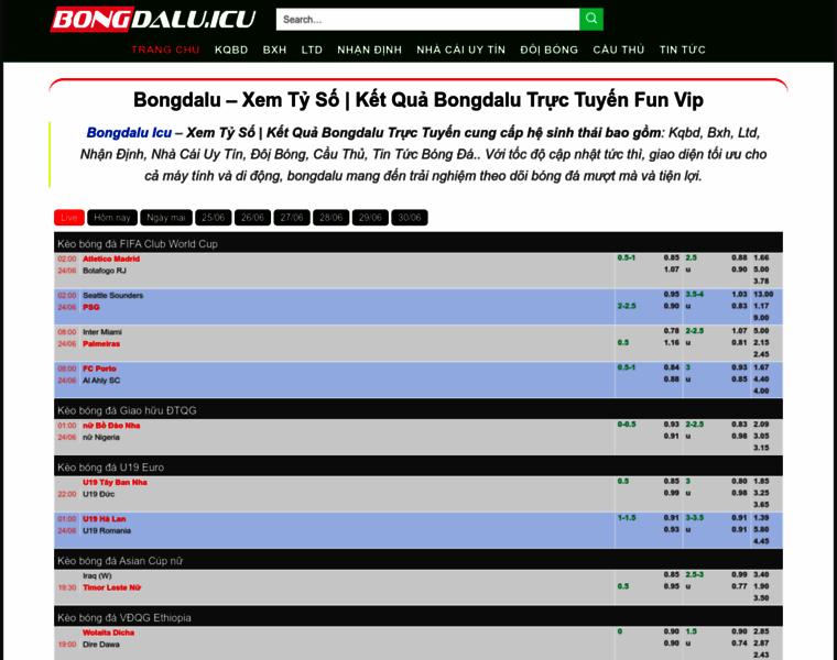 Bongdalu.icu thumbnail