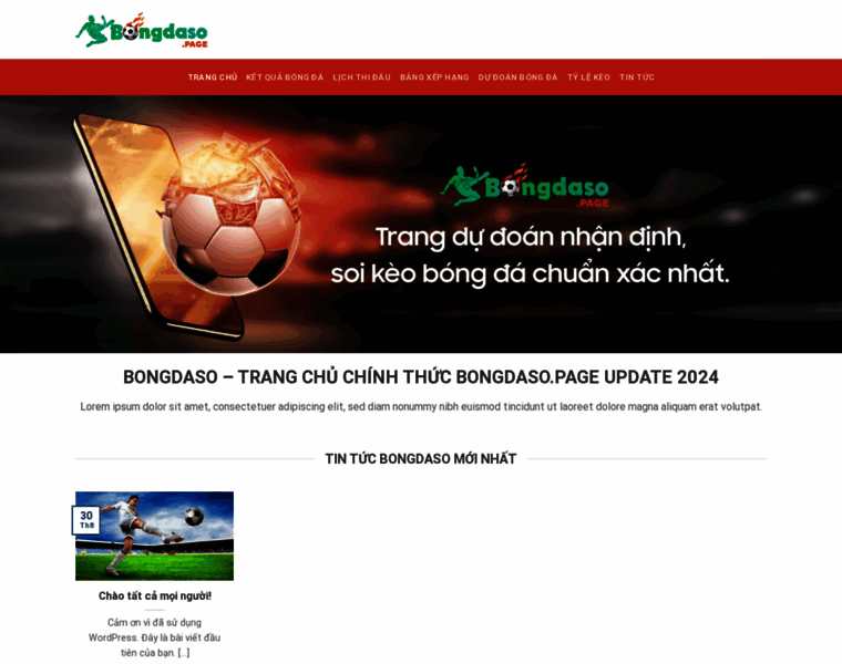 Bongdaso.page thumbnail