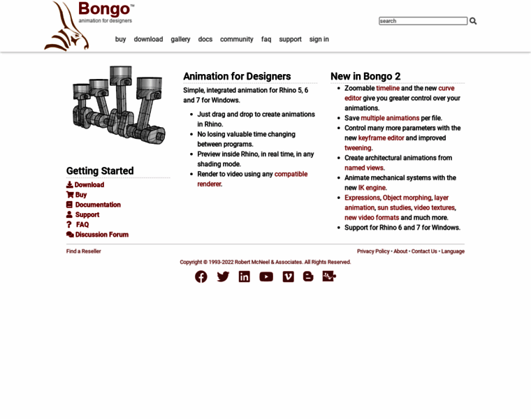 Bongo.rhino3d.com thumbnail