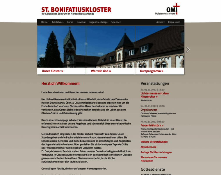 Bonifatiuskloster.de thumbnail