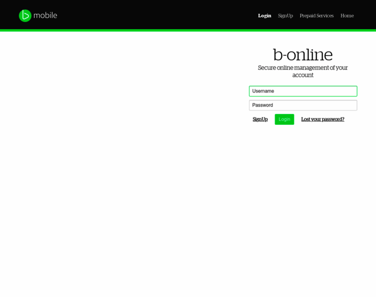 Bonline.bmobile.co.tt thumbnail