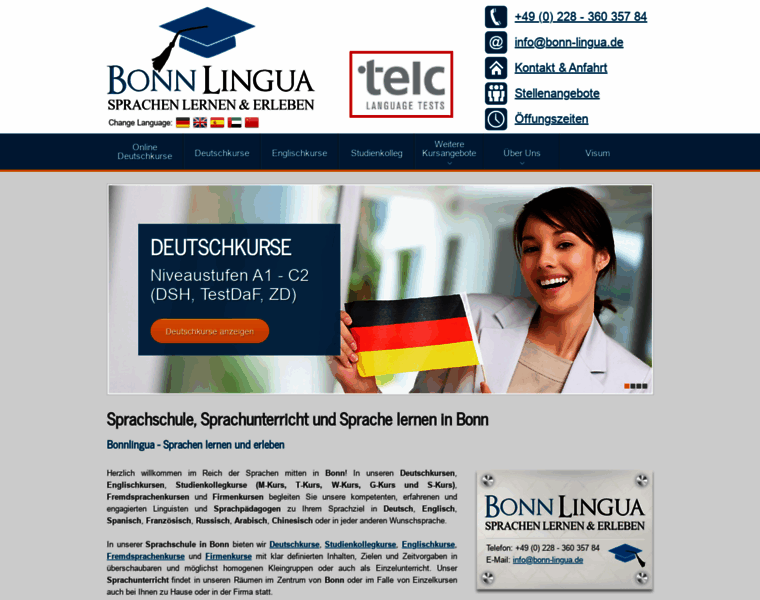 Bonn-lingua.de thumbnail