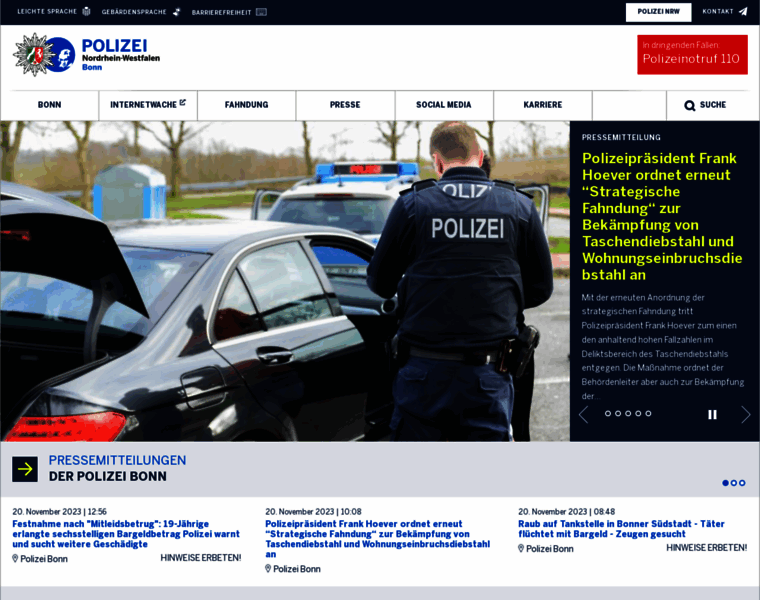 Bonn.polizei.nrw thumbnail