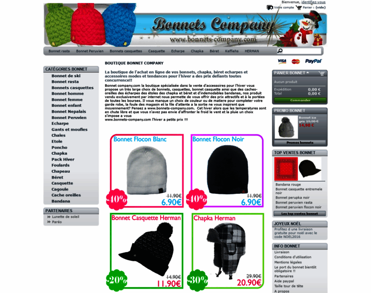 Bonnets-company.com thumbnail