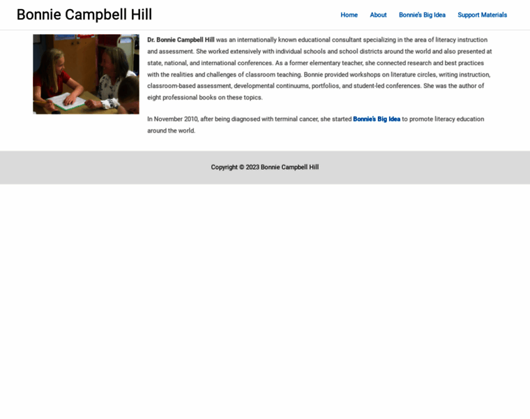 Bonniecampbellhill.com thumbnail