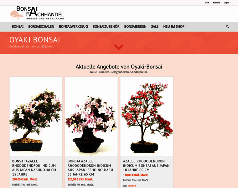 Bonsai-onlineshop.com thumbnail