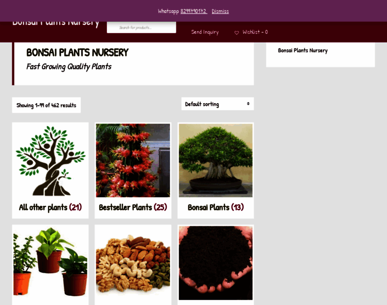 Bonsaiplantsnursery.com thumbnail