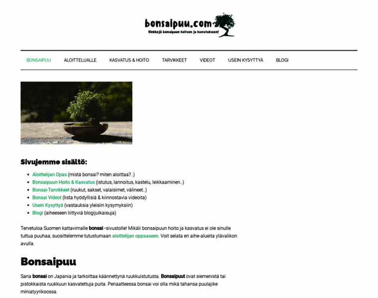 Bonsaipuu.com thumbnail