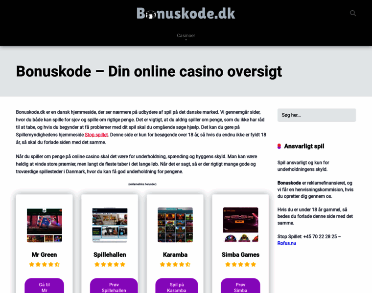 Bonuskode.dk thumbnail