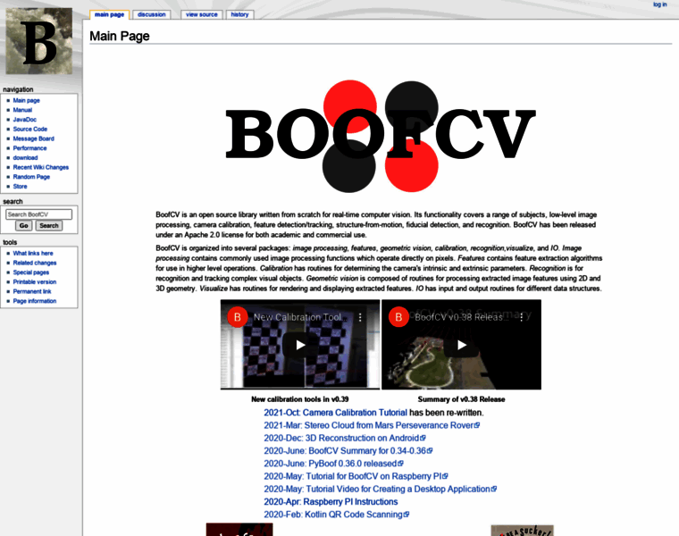 Boofcv.org thumbnail