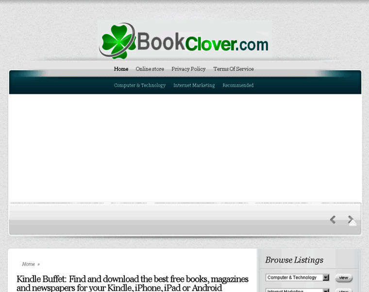 Bookclover.com thumbnail