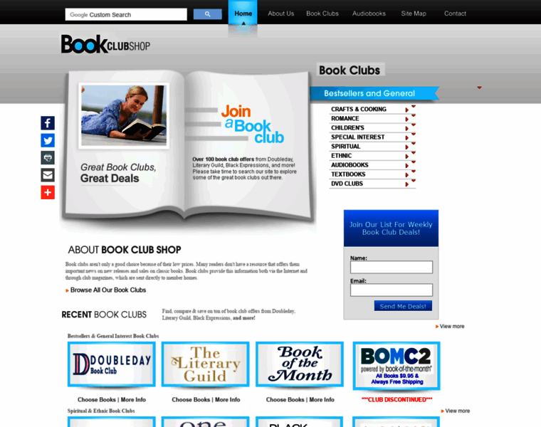 Bookclubshop.com thumbnail