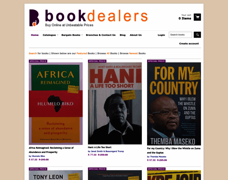 Bookdealers.co.za thumbnail