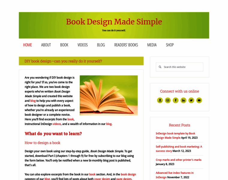 Bookdesignmadesimple.com thumbnail