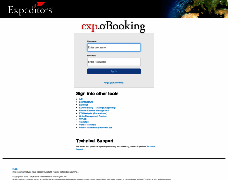 Booking.expeditors.com thumbnail