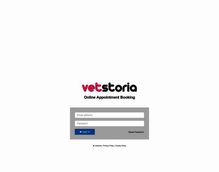 Booking.vetstoria.com thumbnail