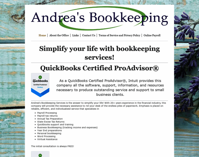 Bookkeepingbyandrea.com thumbnail