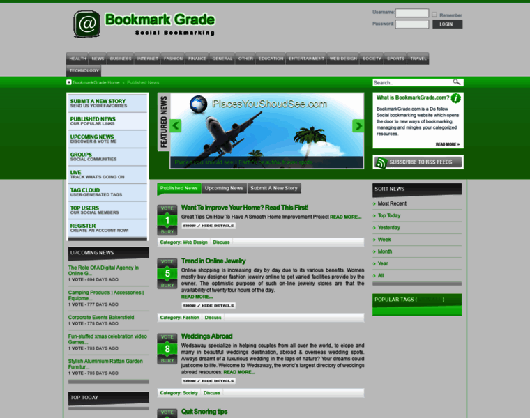Bookmarkgrade.com thumbnail