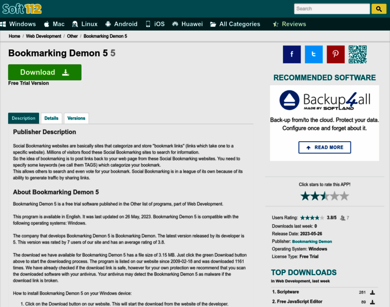 Bookmarking-demon-5.soft112.com thumbnail